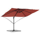 Umbrella Terracotta 351 x 250 x 260 cm Polyester and Aluminium 42003350