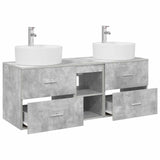 Bathroom Cabinet Set 3 pcs Concrete Grey 49.5 x 44.5 x 65 cm 3405878