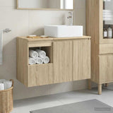 Bathroom Furniture Set 2 pcs Sonoma Oak Engineered Wood 3404066