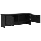 Wall-Mounted Coat Rack with Shelf Black Oak 80 x 20 x 30 cm 874340