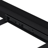 Washing Machine Intermediate Shelf Black 60 x 60 x 8 cm Steel 42022039