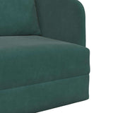 Sofa Bed Dark Green 65 x 80 x 83 cm Velvet 4106650