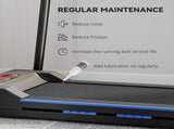 Folding Motorised Home Treadmill Walking Machine with LCD Monitor, Blue T3398P349145
