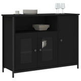 Sideboard Black 100x35x75 cm Engineered Wood 835509