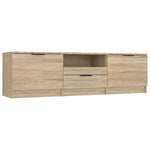 ZNTS TV Cabinet Sonoma Oak 140x35x40 cm Engineered Wood 811451