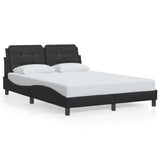 Bed Frame without Mattress "Zadar" Black 120x200 cm Faux Leather 3208170