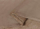 Throw Blanket Camel 240 x 270 cm Fleece 42016764
