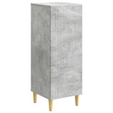 Sideboard Concrete Grey 33 x 34.5 x 90 cm Engineered Wood 894598