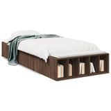 Bed Frame without Mattress Brown Oak 90x190 cm Single 3280621