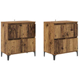 Sideboards 2 pcs Old Wood 60 x 35 x 70 cm Engineered Wood 3415560
