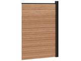 Fence Panel WPC and Aluminium Brown 42039076