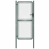 144406 Garden Gate Steel 100x175 cm Green