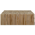 ZNTS Coffee Table Genuine Teak 90x50x30 cm 244556