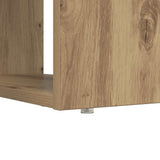 Desk with Shelf Artisan Oak 113 x 54 x 120 cm Engineered Wood 869281