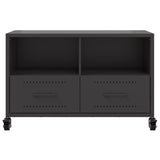 TV Cabinet Black 68x39x43.5 cm Steel 846698
