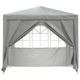 Party Tent Light Grey 250 x 250 x 240 cm PE and Steel 42032997