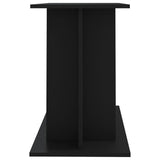 Aquarium Stand Black 100x40x60 cm Engineered Wood 833584