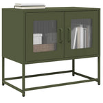 ZNTS TV Cabinet Olive Green 68x39x60.5 cm Cold-rolled Steel 853336