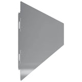 Lawn Edgings 50 pcs 10x103 cm Galvanised Steel 860141