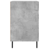 Bedside Cabinet Concrete Grey 40x40x66 cm Engineered Wood 827680