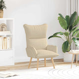Armchair Cream 69 x 74 x 93 cm Fabric 42001872