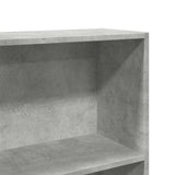 Bookcase Concrete Grey 80x24x176 cm Engineered Wood 857856