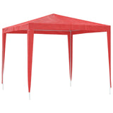 Party Tent 250 x 250 x 240 cm Red PE and Steel 42032986