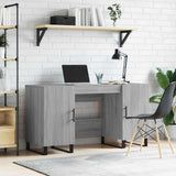 Desk Grey Sonoma 140x50x75 cm Engineered Wood 829578