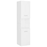 804997 Bathroom Cabinet White 30x30x130 cm Engineered Wood