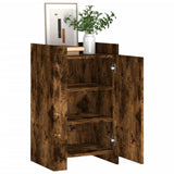 Sideboard Smoked Oak 45x35x75 cm Engineered Wood 848399