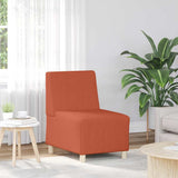 Modular Sofa Unit Armless 2 pcs Orange 55 x 74 x 82 cm 3399782