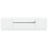 LED TV Cabinet White Engineered Wood 897785