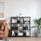 Bookshelf Black Oak 102 x 32 x 104.5 cm Engineered Wood 884006