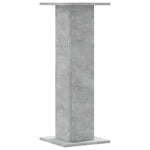 Plant Stands 2 pcs Concrete Grey 30x30x80 cm Engineered Wood 3307867