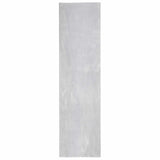 Medium Pile Soft and Washable Rug HUARTE Grey 400 x 80 cm 42022502