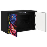 Wall-mounted TV Cabinet KIEL 69 x 33 x 40 cm Black Oak 8007138