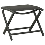 3 Piece Garden Lounge Set Textilene and Aluminium Black 312198