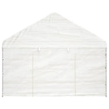 Gazebo with Roof White 11.15x4.08x3.22 m Polyethylene 3155489