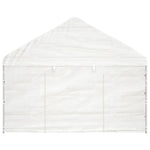 Gazebo with Roof White 15.61x4.08x3.22 m Polyethylene 3155491