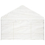 Gazebo with Roof White 15.61x4.08x3.22 m Polyethylene 3155491