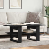 Coffee Table Black 102x55x42 cm Engineered Wood 823262