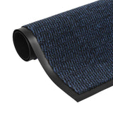 Dust Control Mats 2 pcs Rectangular Tufted 60x90 cm Blue 3051608