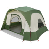 Family Tent Cabin 6-Person Green Waterproof 4009555