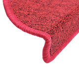 Stair Mats 30 pcs 56x17x3 cm Red Half Round 3365738