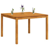 Garden Dining Table 110x110x75 cm Solid Wood Acacia 366369