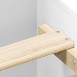Bed Frame without Mattress White 90x200 cm Engineered Wood 835925
