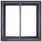 Planter Anthracite 80x80x80 cm Steel 860782