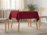 Table Cloth 5 pcs Rectangular Wine Red 140 x 140 cm 42040330