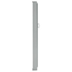 ZNTS Patio Retractable Side Awning 160 x 300 cm Grey 45195