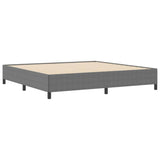 Box Spring Bed Light Grey 200 x 200 cm Velvet 42006987